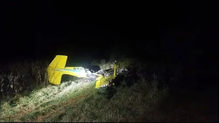 Resgate após queda de avião no Pantanal durou 9 horas, segundo bombeiros