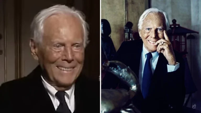 Falece aos 91 anos, estilista Giorgio Armani