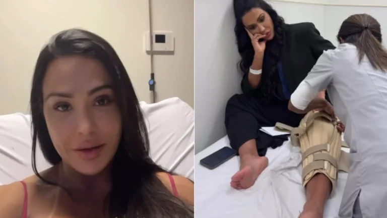 “Dança dos Famosos”: Após lesão, Gracyanne Barbosa aparece no hospital