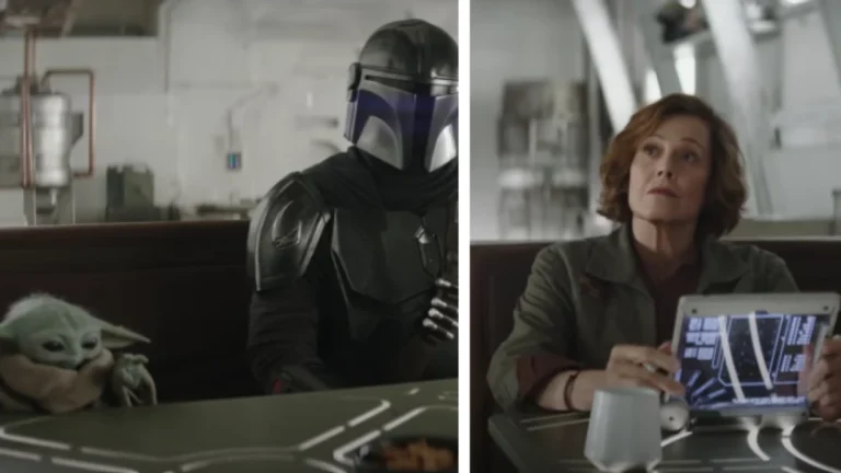 Pedro Pascal e Sigourney Weaver estrelam trailer de “Mandaloriano e Grogu”