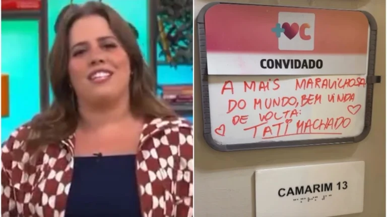 Tati Machado é recebida com carinho após assumir “Mais Você”; veja