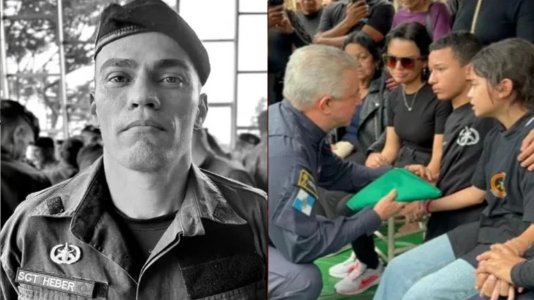 Emocionante! Filha do sargento Heber escreve carta de despedida