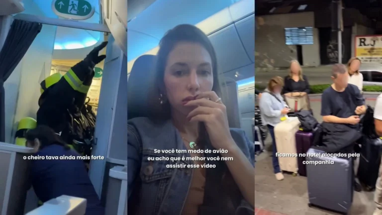 “Situação tensa”: influencer relata susto após odor em voos para Miami