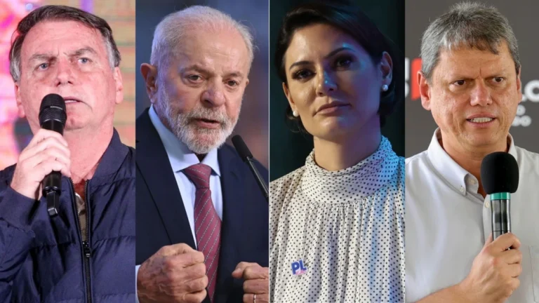 Apex/Futura: Bolsonaro, Tarcísio e Michelle venceriam Lula em segundo turno