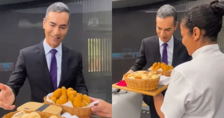 César Tralli ganha mimos de Ana Maria Braga ao deixar o “Jornal Hoje”