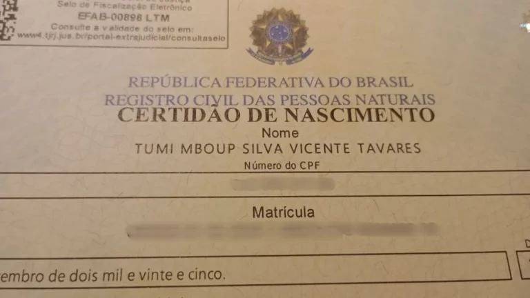 Família registra no Rio recém-nascida com nome africano recusado pela Justiça de Minas Gerais