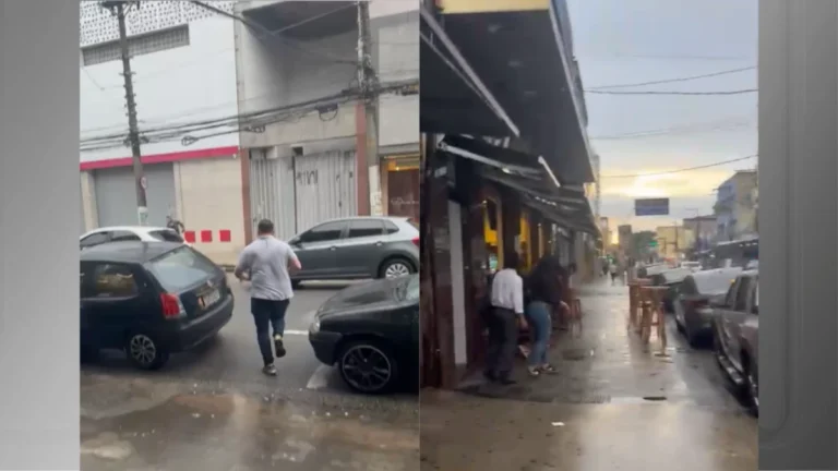 Vídeo: briga entre comerciantes termina em tiros no centro de Osasco