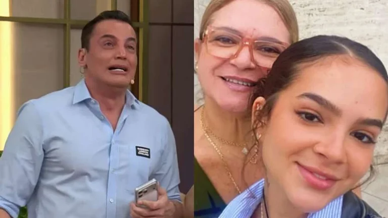 Leo Dias chora ao vivo ao lembrar de drama pessoal enquanto noticiava a morte da mãe de Mel Maia: Fui idiota