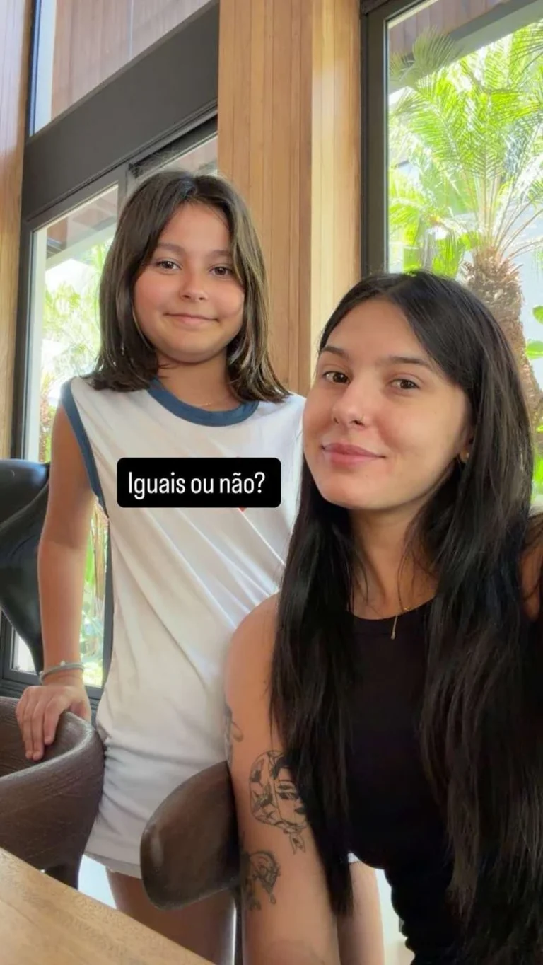 Iguais? Ana Castela surge ao lado da irmã mais nova e semelhança impressiona