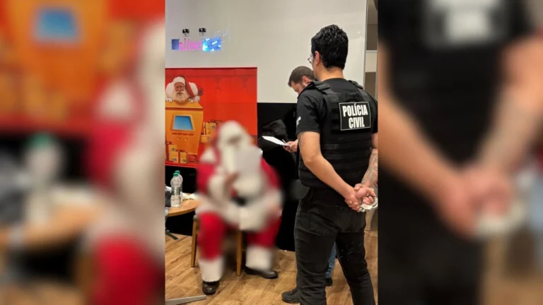 Papai Noel é preso por estupro de vulnerável em shopping de SC