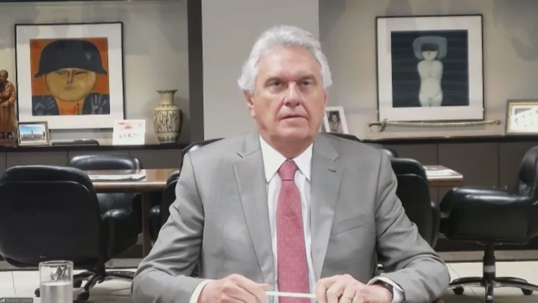 Caiado evolui favoravelmente de problema cardíaco, diz boletim
