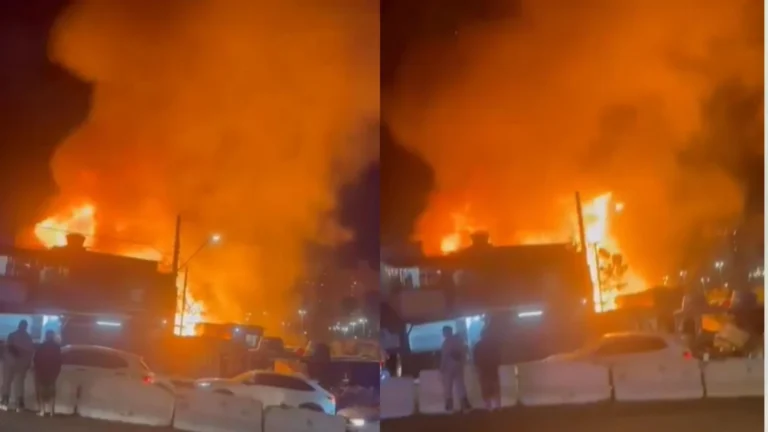 Incêndio atinge comunidade na zona Sul de SP e deixa 80 desabrigados
