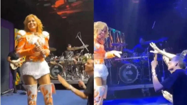 VÍDEO! Joelma se revolta e dá bronca em fã após ser apalpada