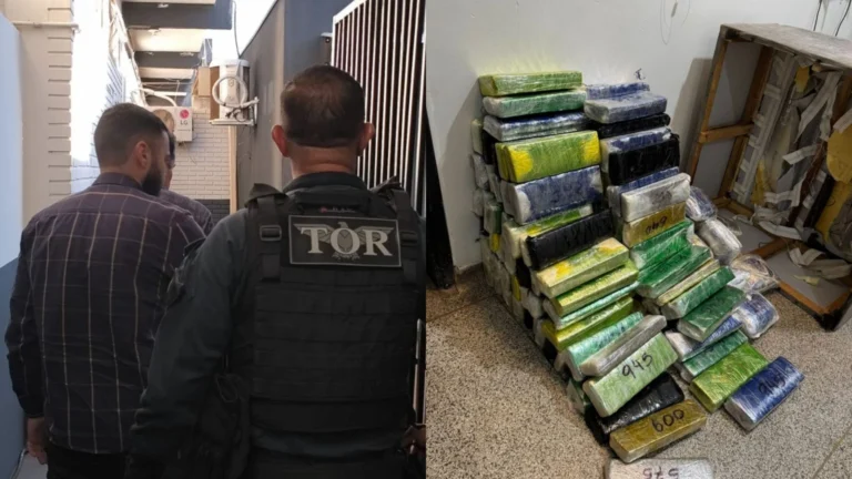 Homem é preso em hotel após contratar frete para transporte de drogas em MS