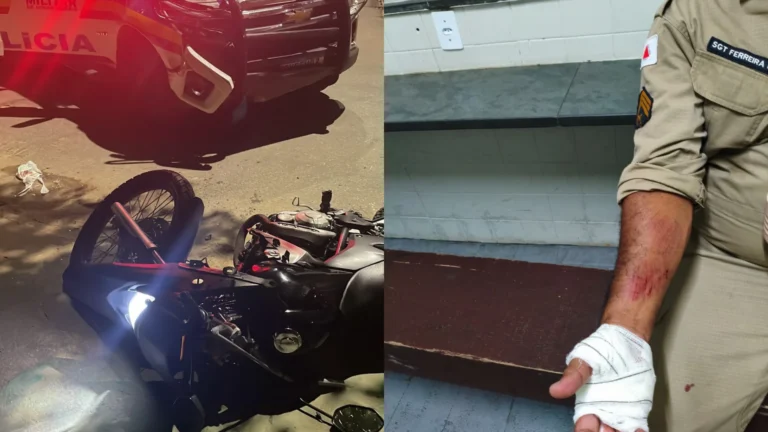 Adolescentes fogem e atiram contra a polícia após manobras perigosas em MG