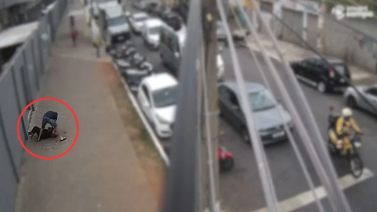 Vídeo: homem é preso após enforcar e agredir mulher no centro de SP