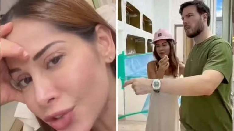 Assaltada? Maíra Cardi fica desconfiada com obra em sua casa: Morrendo de medo