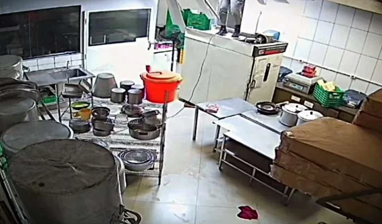 Vídeo flagra invasão a pizzaria e prisão imediata do suspeito em Porto Alegre