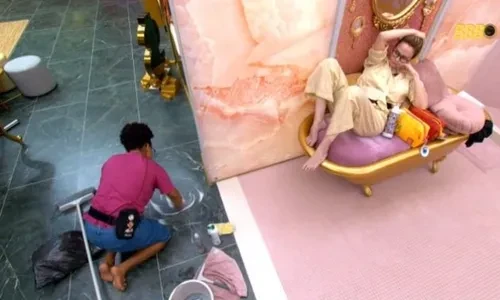 BBB 26: Milena limpa enquanto Ana Paula descansa e cena viraliza
