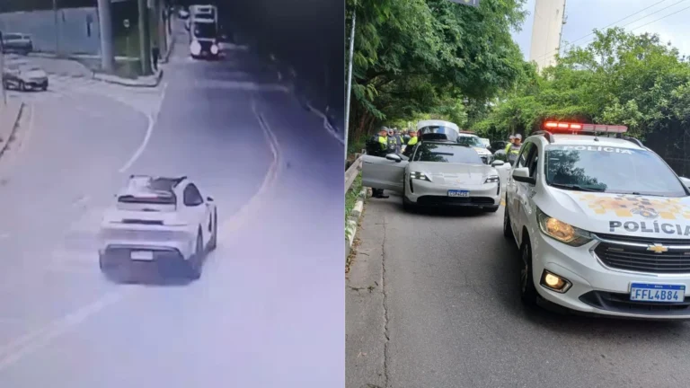 Vídeo: Advogado é preso com Porsche roubada após fuga em Alphaville (SP)