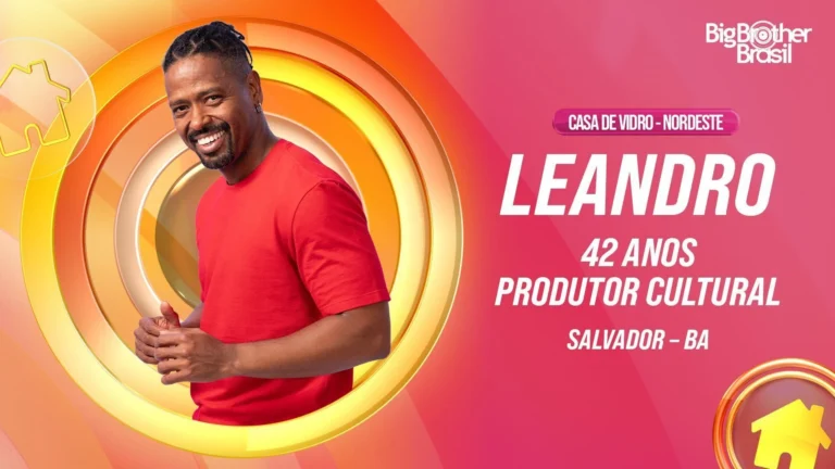 BBB 26: conheça Leandro, produtor cultural que está na Casa de Vidro