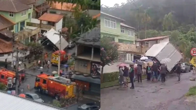 Caminhão desgovernado mata criança e deixa feridos em Nova Friburgo (RJ)