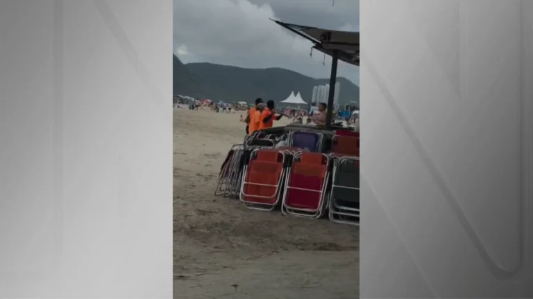 Argentino apanha de vassoura após discussão por preço em barraca em SC