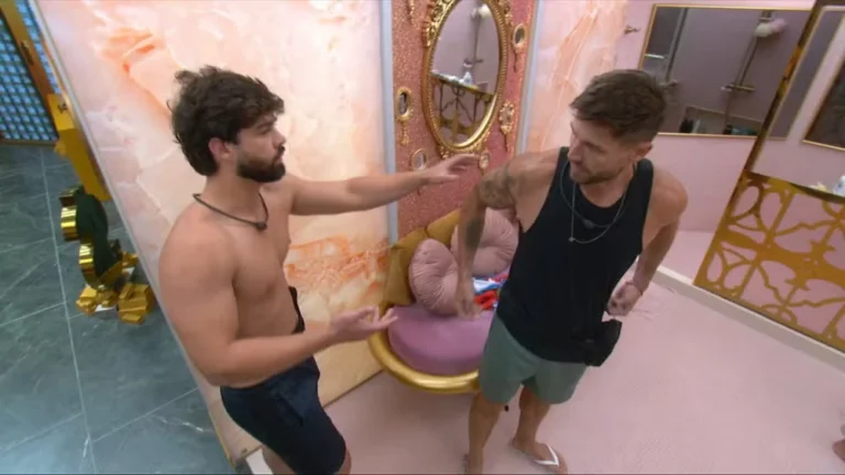 BBB 26: veja imagens do momento em que Paulo Augusto empurra Jonas