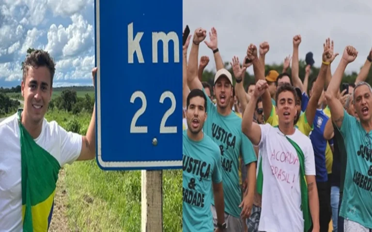 Cresce grupo que acompanha Nikolas em caminhada de 7 dias