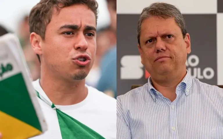 Após mensagem de Tarcísio, Nikolas se manifesta sobre caminhada rumo a Brasília