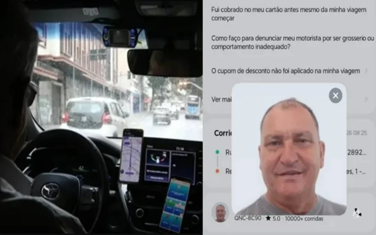 Corrida de 13 reais vira cobrança de 1,4 mil e revolta passageira