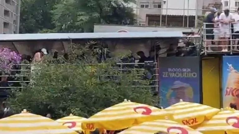 Felipe Amorim aciona bombeiros após tumulto em bloco de Calvin Harris; veja