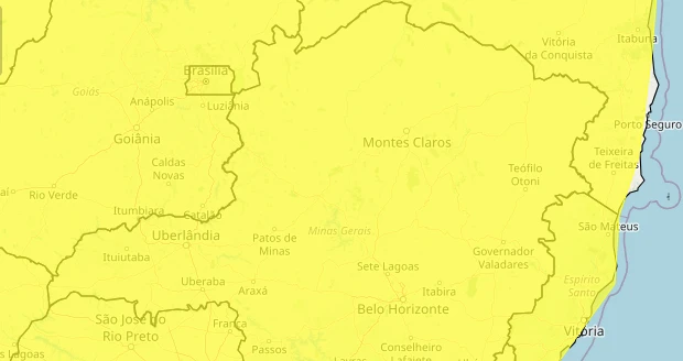 Chuvas intensas voltam a atingir Minas Gerais nos próximos dias