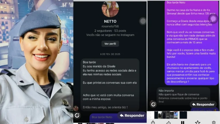 Prints revelam que PM acessava redes da esposa que foi encontrada morta