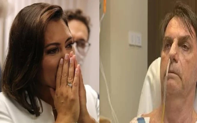 Michelle rompe o silêncio e entrega detalhes após Bolsonaro ser levado às pressas ao hospital