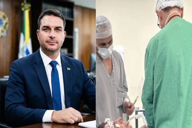 Flávio Bolsonaro é submetido a duas cirurgias de emergência e gera preocupação