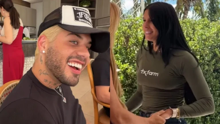 Amigo flagra Ana Castela em almoço com Zé Felipe e Leonardo; veja