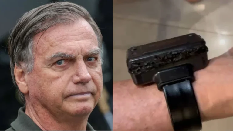 Problema na tornozeleira de Bolsonaro é resolvido pela PM e STF é alertado; entenda