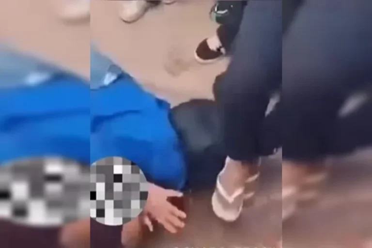 Mãe faz relato sobre estado de filho pisoteado na porta de escola