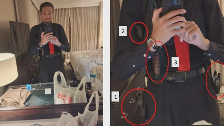 Selfie mostra atirador com pistolas antes de ataque em jantar com Trump