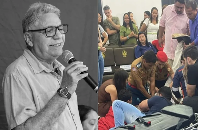 Vídeo: Prefeito sofre infarto em culto e falece diante de fiéis