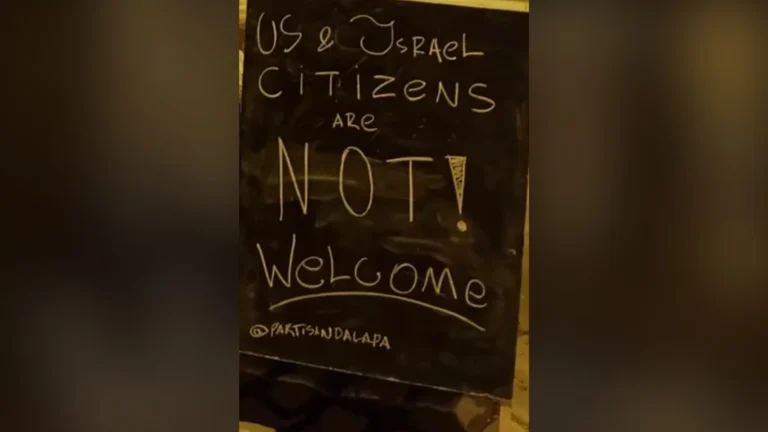 No RJ, bar tem cadastro cancelado por proibir israelenses e americanos