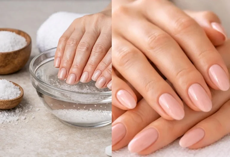 O truque com sal que está bombando: unhas mais fortes e longas em tempo recorde