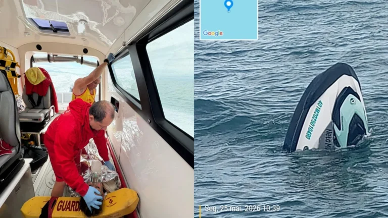 Mulher encontrada em alto-mar participava de festa antes de desaparecer