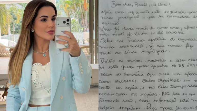 “Mãe está enjaulada”: Deolane escreve carta na prisão em SP; veja