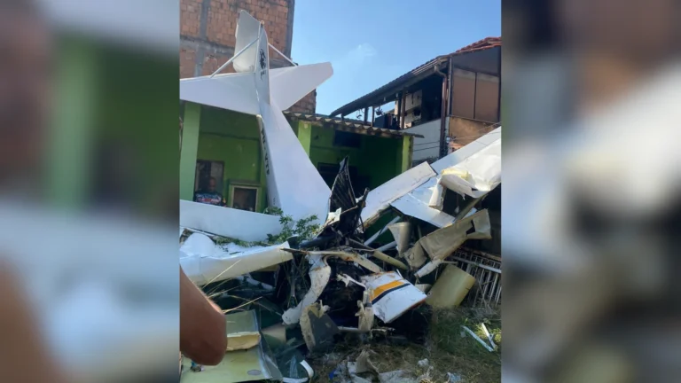 Avião de pequeno porte cai em Nova Iguaçu (RJ); piloto morreu em acidente