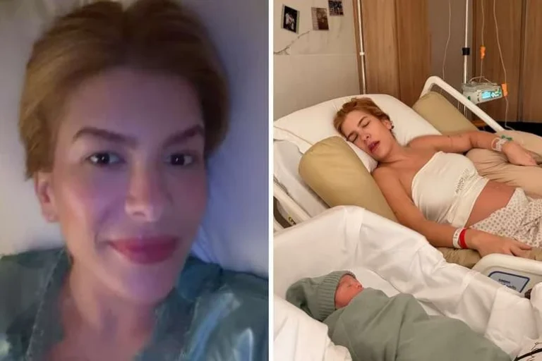 Lore Improta sobre cuidar de recém-nascido após 15 horas de parto: Mais uma noite sem dormir