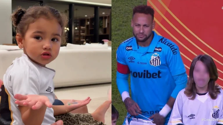 Biancardi mostra Mavie com ciúme de criança que entrou com Neymar em jogo
