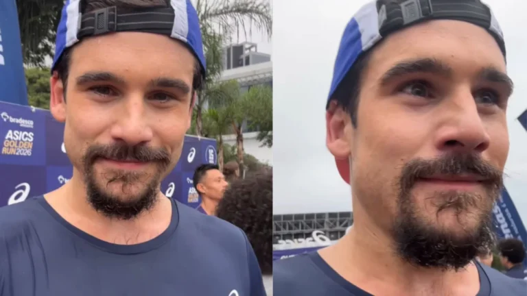 Nicolas Prattes reflete após completar corrida: “Nem era pra eu estar aqui”