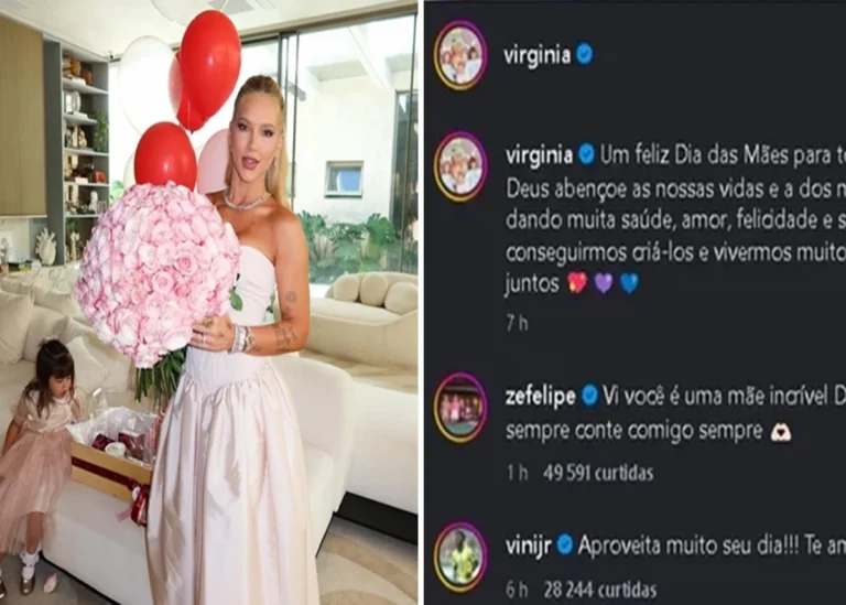 No Dia das Mães, Zé Felipe envia recado inesperado para Virginia Fonseca